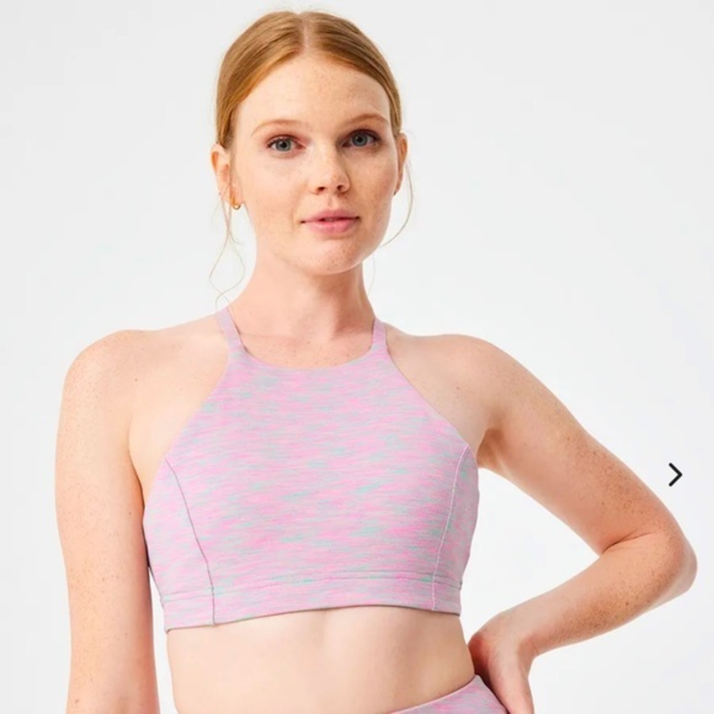Outdoor Voices Pink and Blue Sports Bra